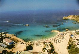 Cala Tarida Luftbild